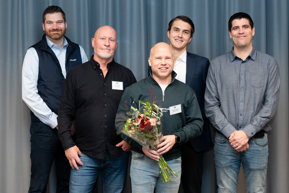 Holmen Skog tillsammans med det vinnande teamet Biocompost AB