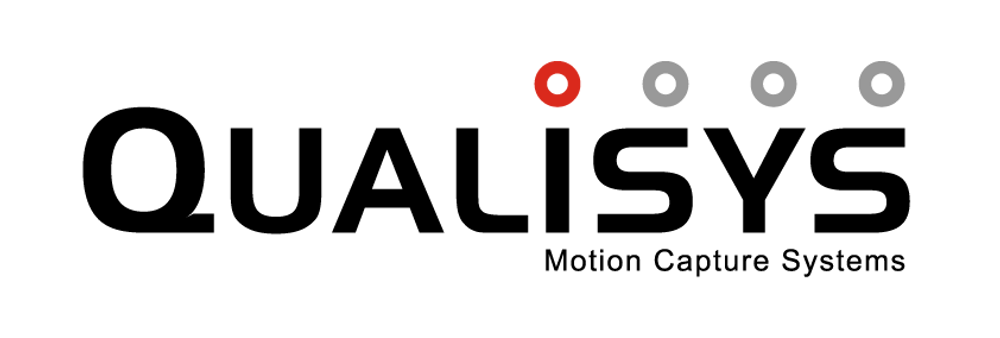 Qualisys Logo Black Red Gray Byline