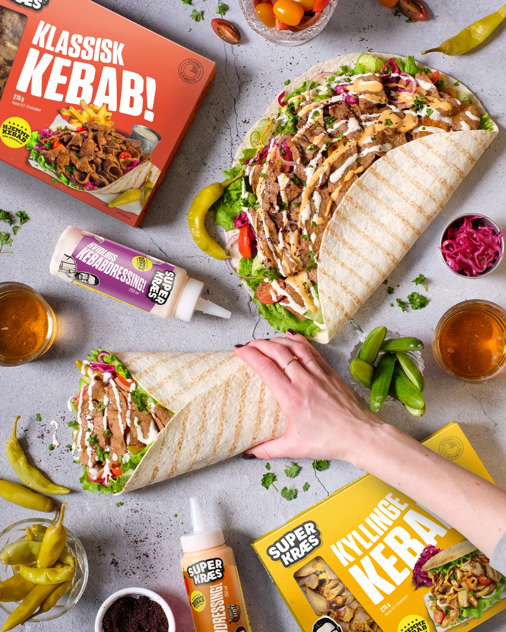 Super Kræs kebabrullar