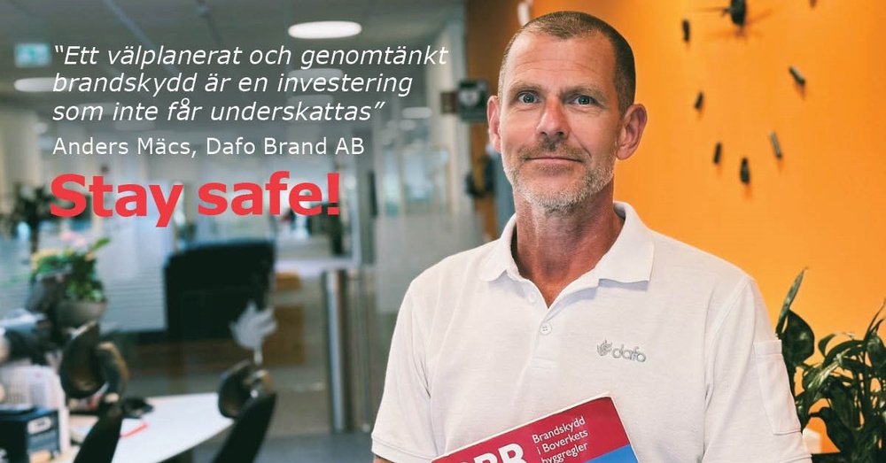 Anders Mäcs, brandskyddskonsult, Dafo Brand AB