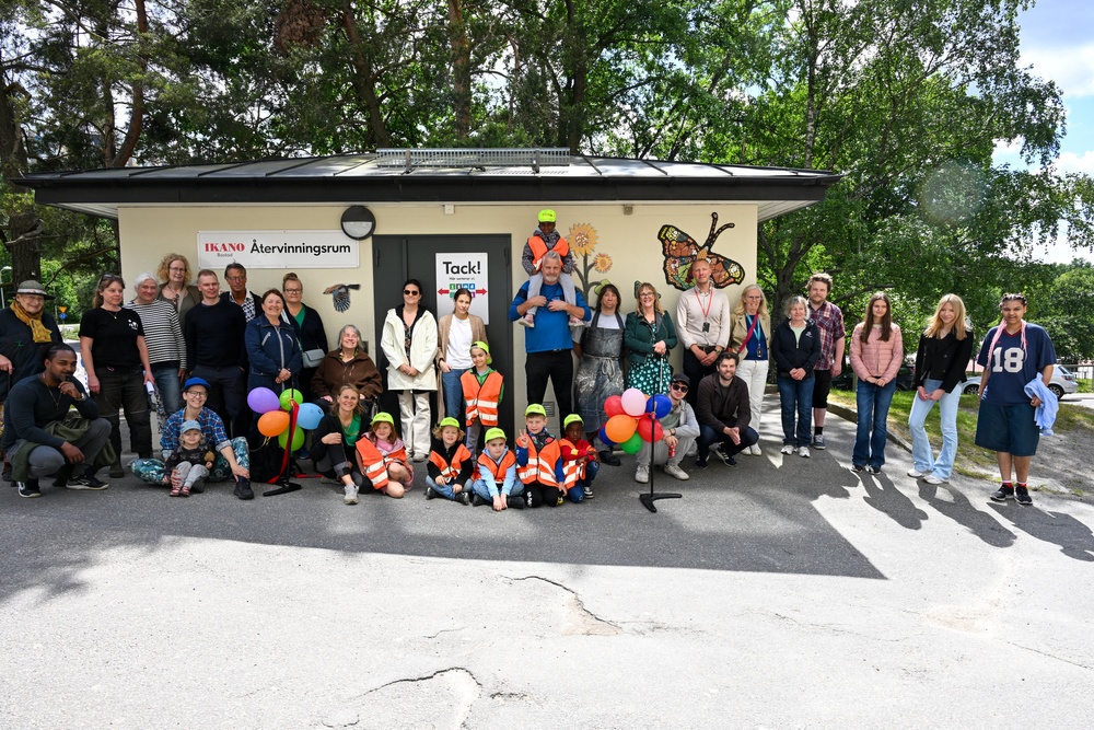 Invigning mosaikkonst konstnärer