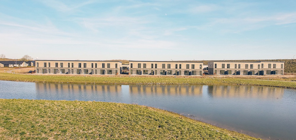 Terraced houses in Hedensted, Denmark