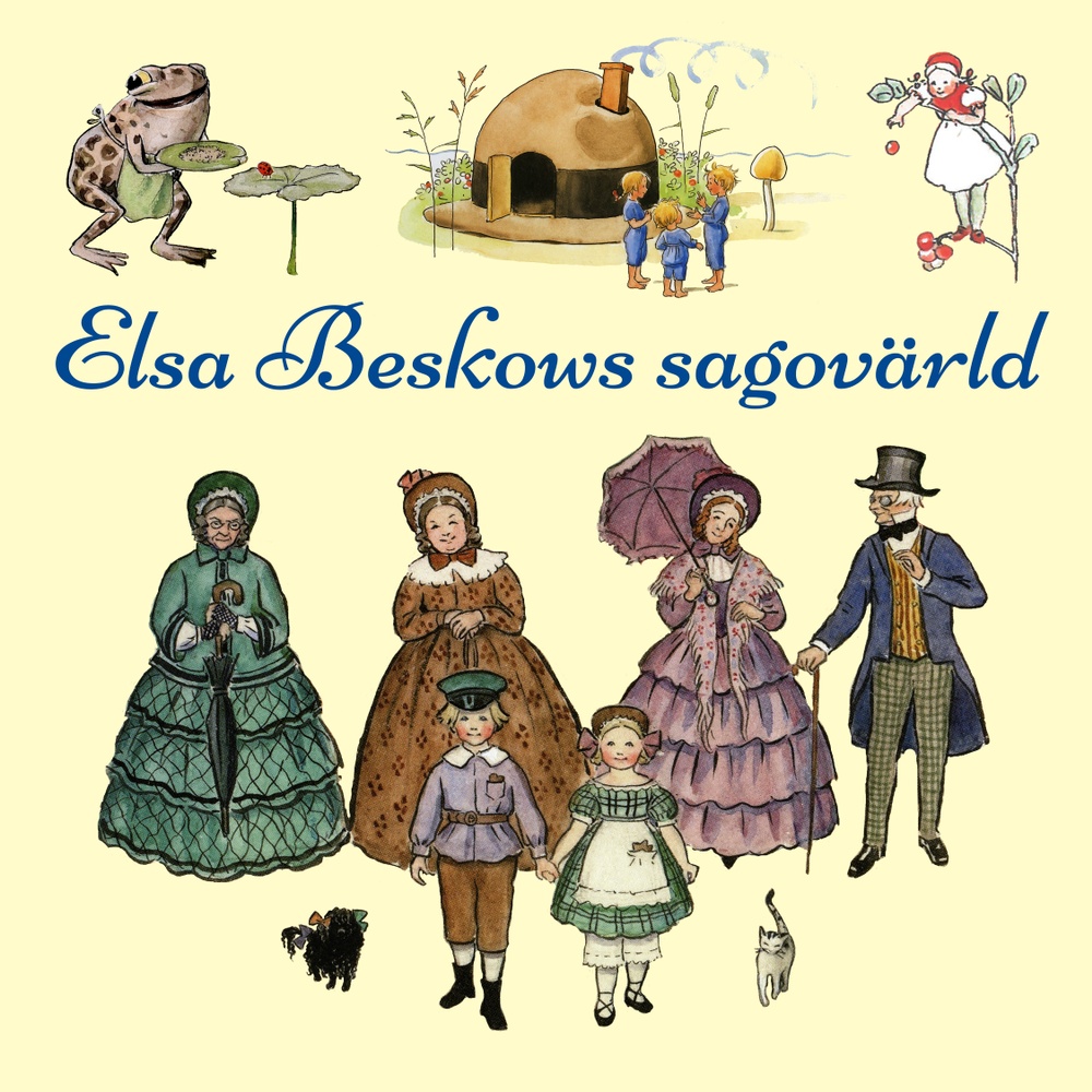 "Elsa Beskows sagovärld – en lekutställning" visas på Kulturen i Lund 15 februari 2020–17 januari 2021. Illustrationer © Elsa Beskow