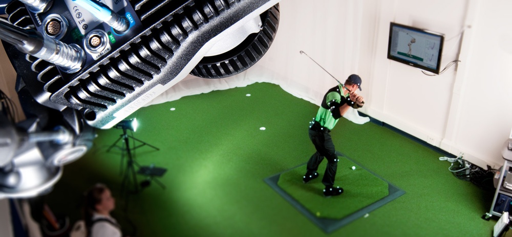 Penn State University Golf analysis with Qualisys motion capture