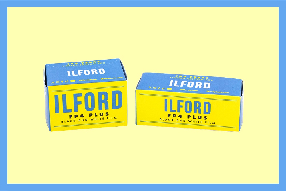 Ilford limited retro packaging for HP5+ and FP4+ films