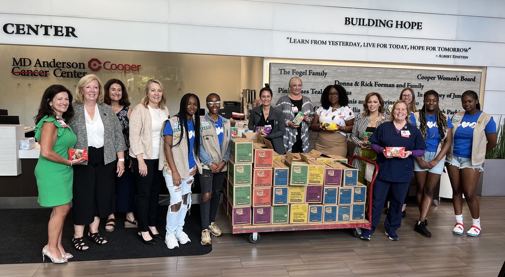The Girl Scouts of Central and Southern New Jersey (GSCSNJ) celebrates the tireless efforts of healthcare professionals at Cooper University Health Care and MD Anderson Cancer Center at Cooper. 