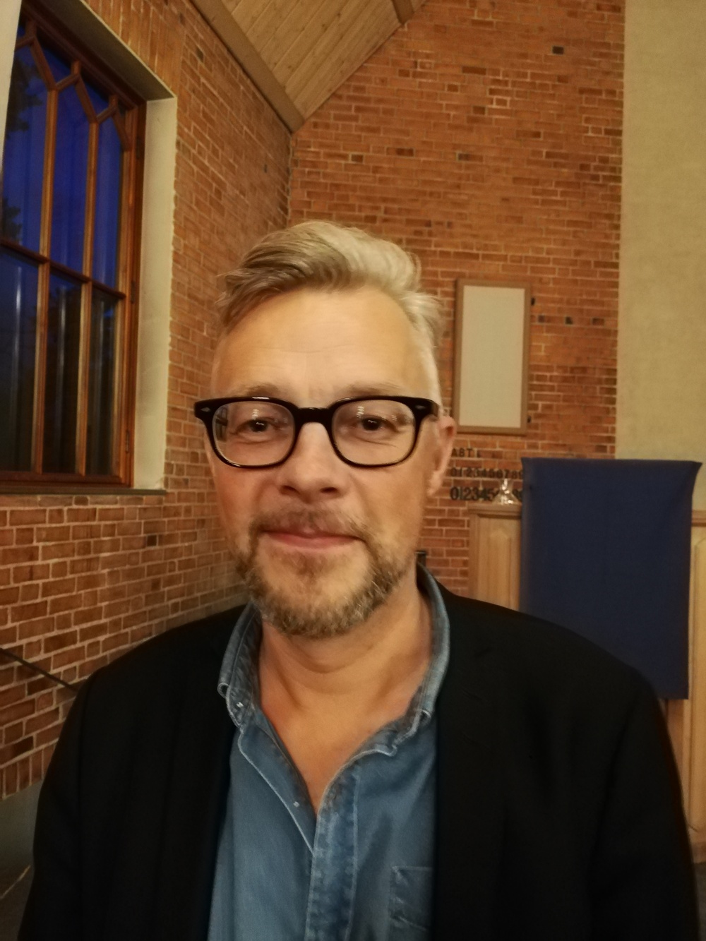 Paul Tenngart som tilldelas Deverthska Kulturstiftelsens stipendium 2019.