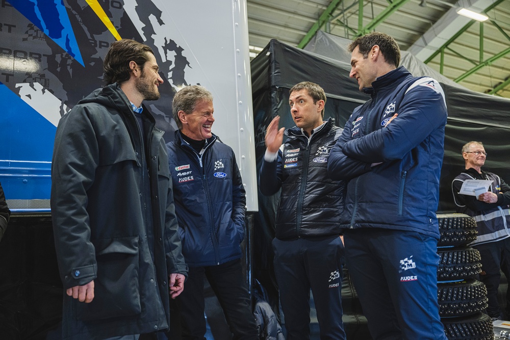 Princ Carl Philip at Umeå Service Park. Foto: Benjamin Aleksander Ward/McKlein. 