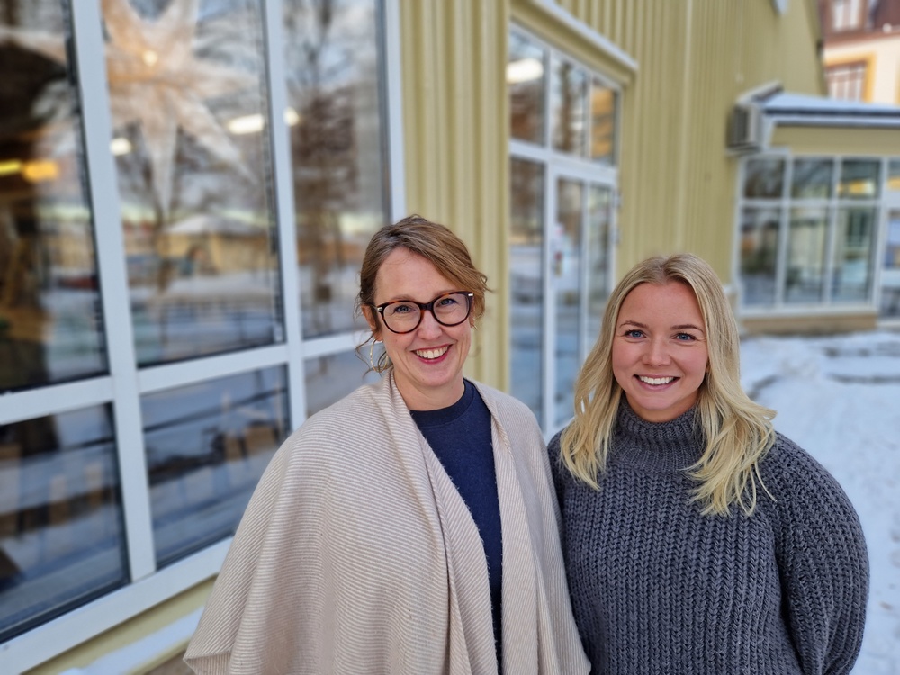 Tina Backman, varumärkesutvecklare och Fanny Ardesjö, Badhuschef.