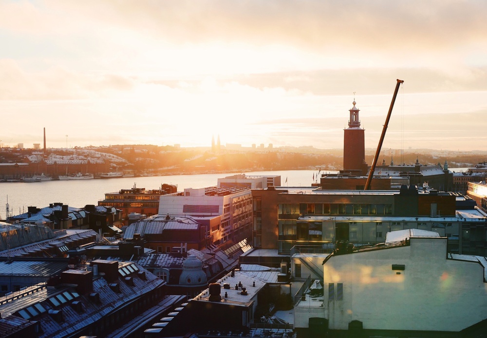 Stockholm City Sunset