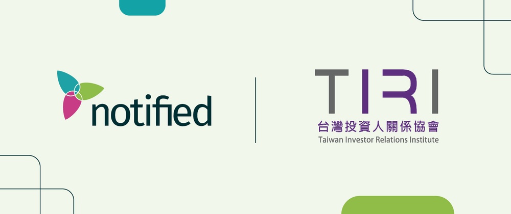 Notified and TIRI To Help Taiwanese Companies Expand Global Presence