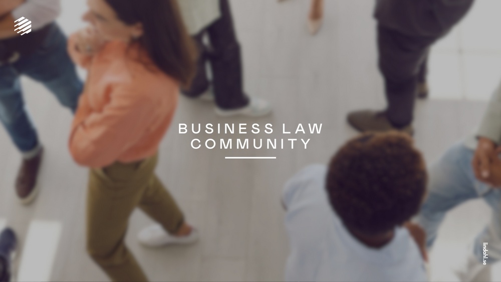 Advokatfirman Lindahl lanserar Business Law Community