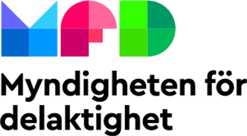 Logotyp för Myndigheten för delaktighet.