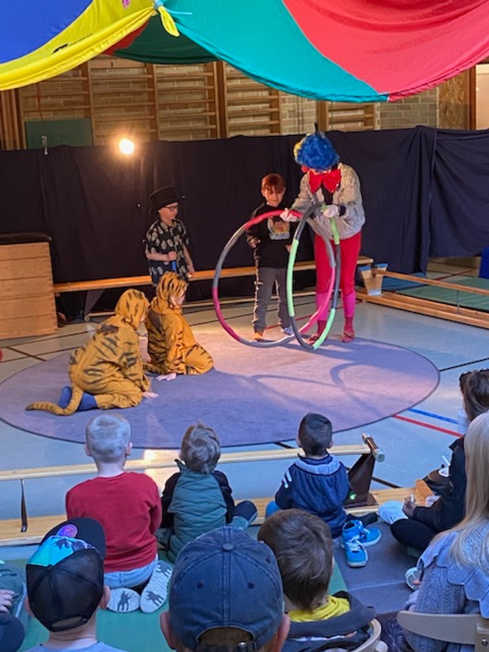 Cirkus i Bredöls skola.