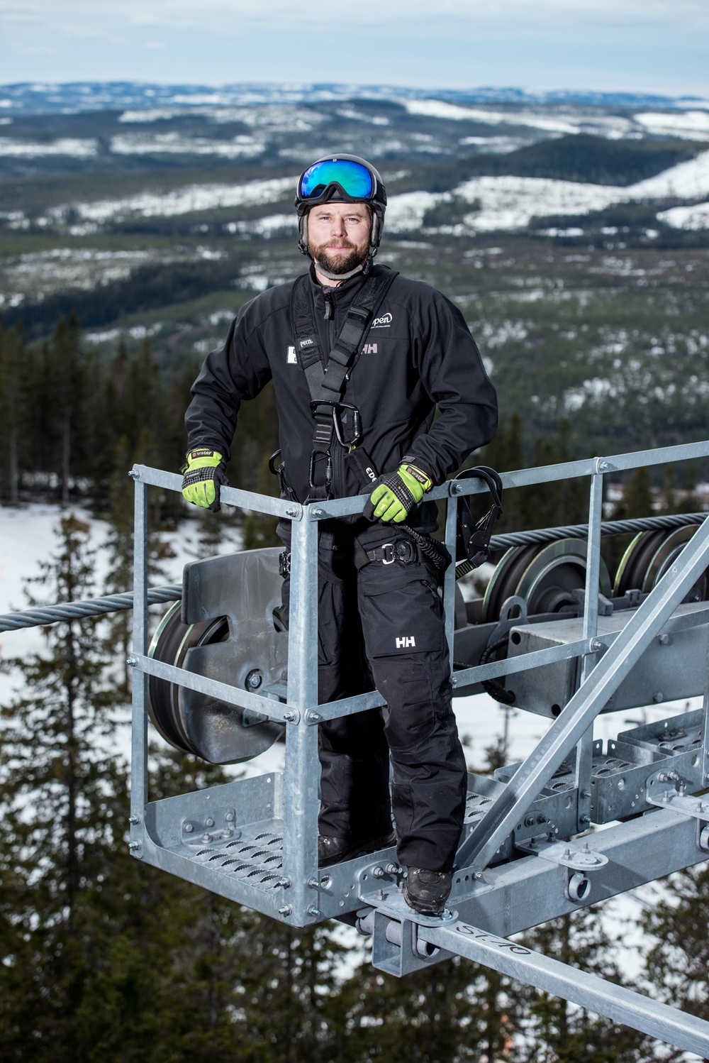 Henrik Björk, driftchef på Kläppen Ski Resort