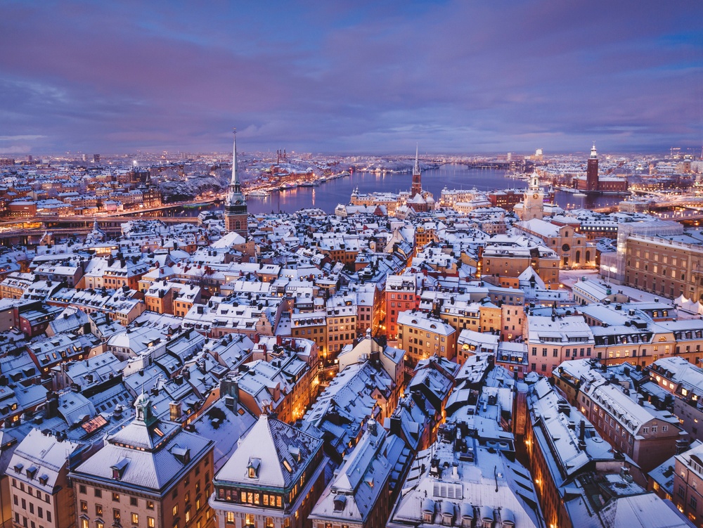 Stadshuset Gamla stan vinter 