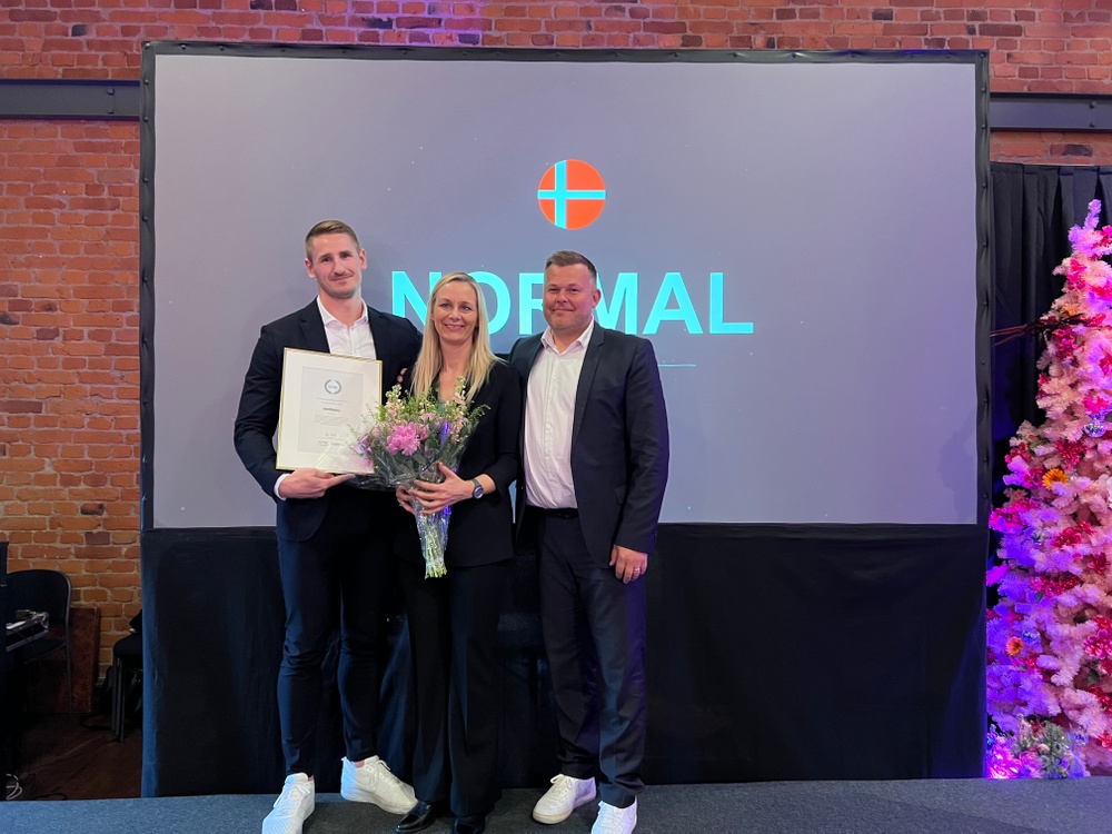 Emil Sørensen, Mette Albertsen and Anders Frydendahl from Normal A/S Denmark wins Commercial Chain of the Year.