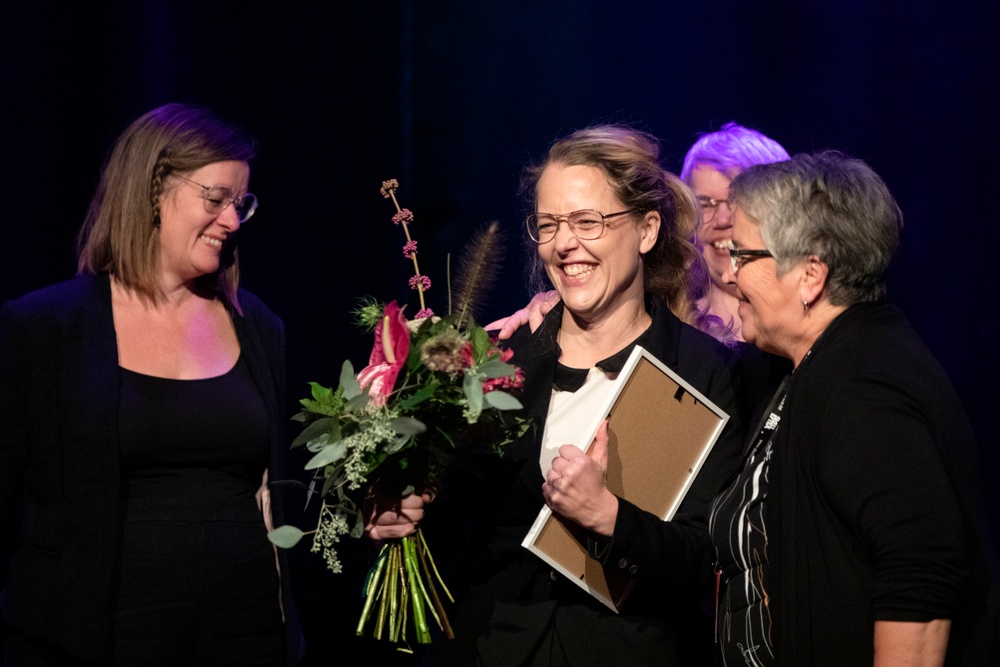 Anna Sundström Lindmark, vinnare av stipendiet Berättarkraft 2019. Foto: Patrick Degerman.
