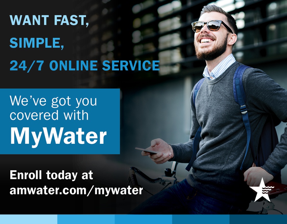 Managing your account online is quick and simple with our self-service website, MyWater.