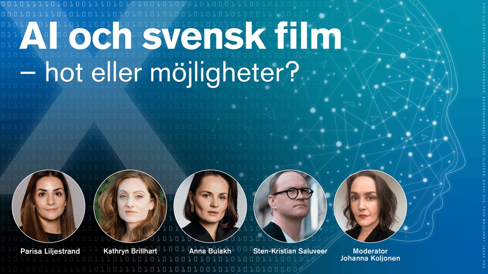 Konferens om AI och svensk film.