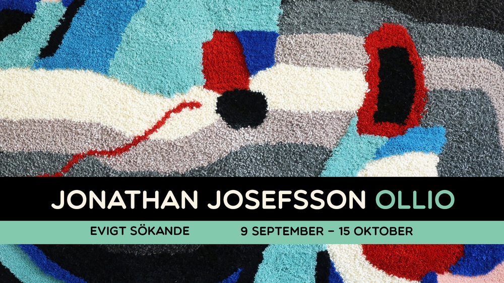 Detalj av tuftad matta av Jonathan Josefsson