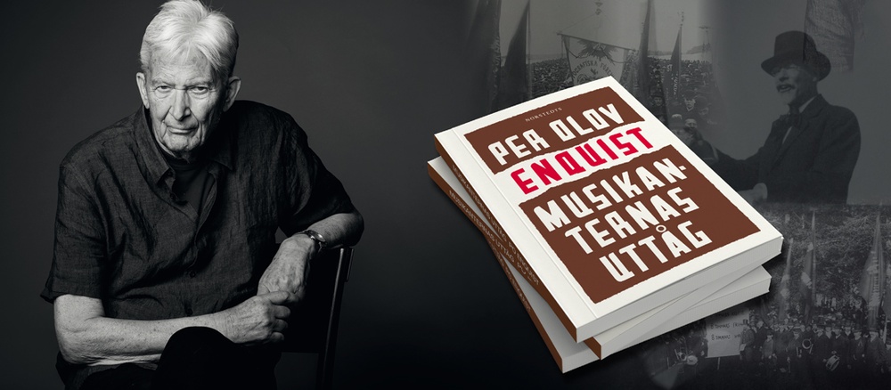 PO Enquist, författare till Musikanternas uttåg som har urpremiär på Västerbottensteatern hösten 2021. Författarporträtt: Magnus Liam Karlsson/Norstedts