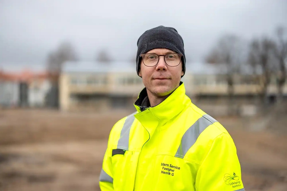 Henrik Gustafsson byggprojektledare Lidköpings kommun