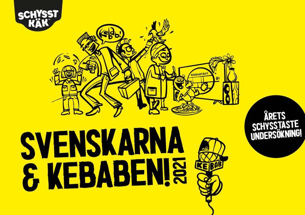 Schysst käk släpper Sveriges och kanske världens största kebabundersökning, Svenskarna och kebaben, på Kebabens dag 11 september 2021.