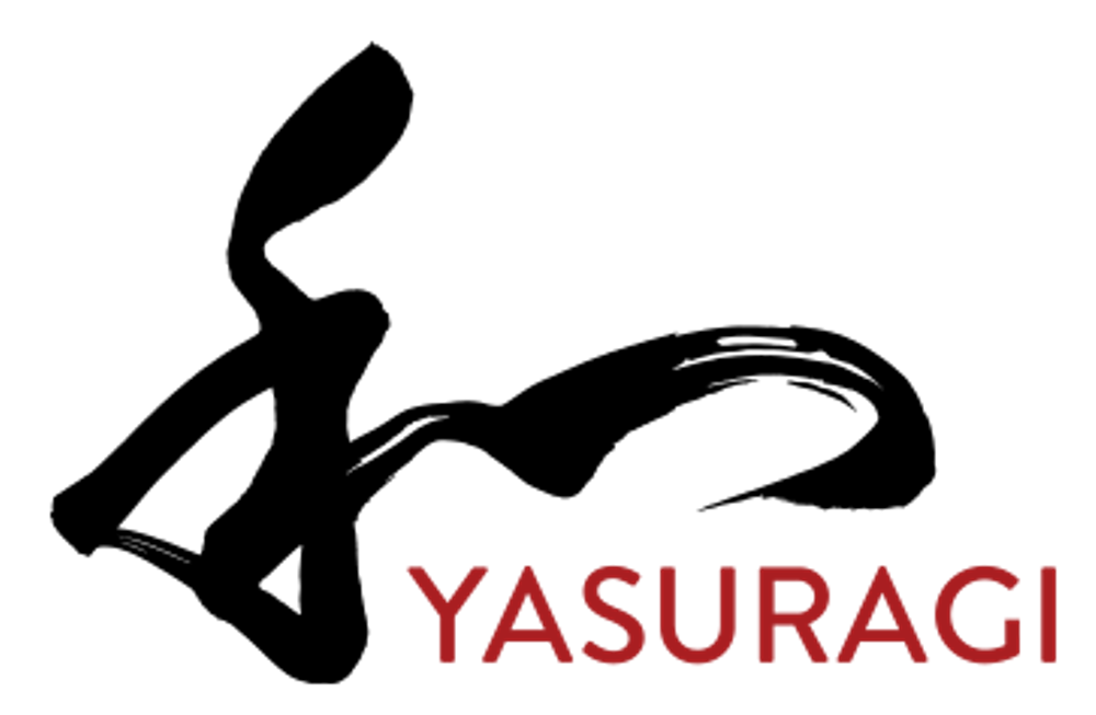 Yasuragi Logotype Black and Red