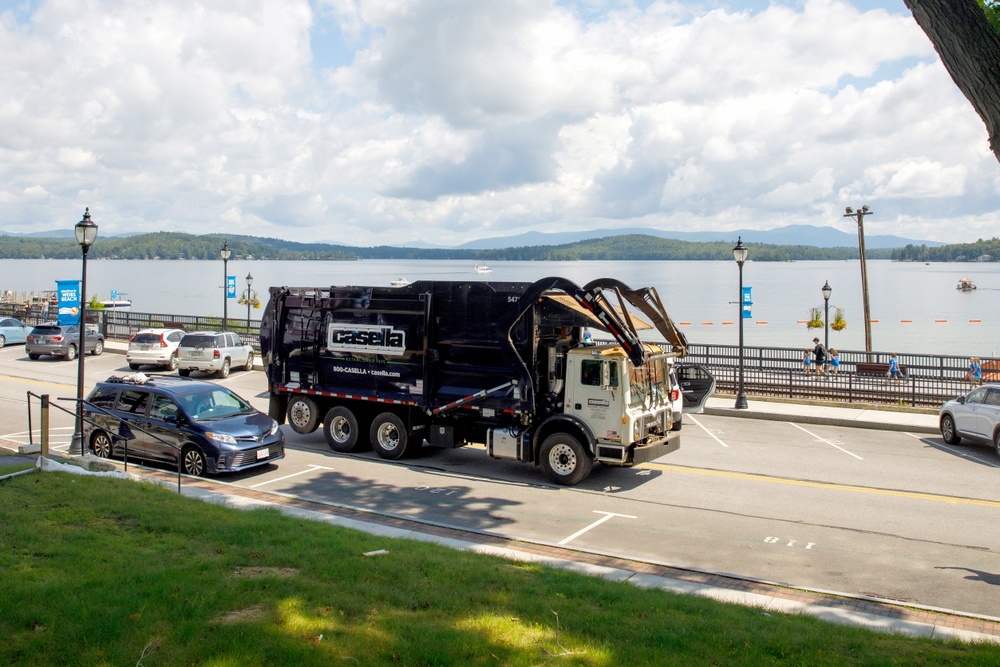 Casella Truck on route in New Hampshire