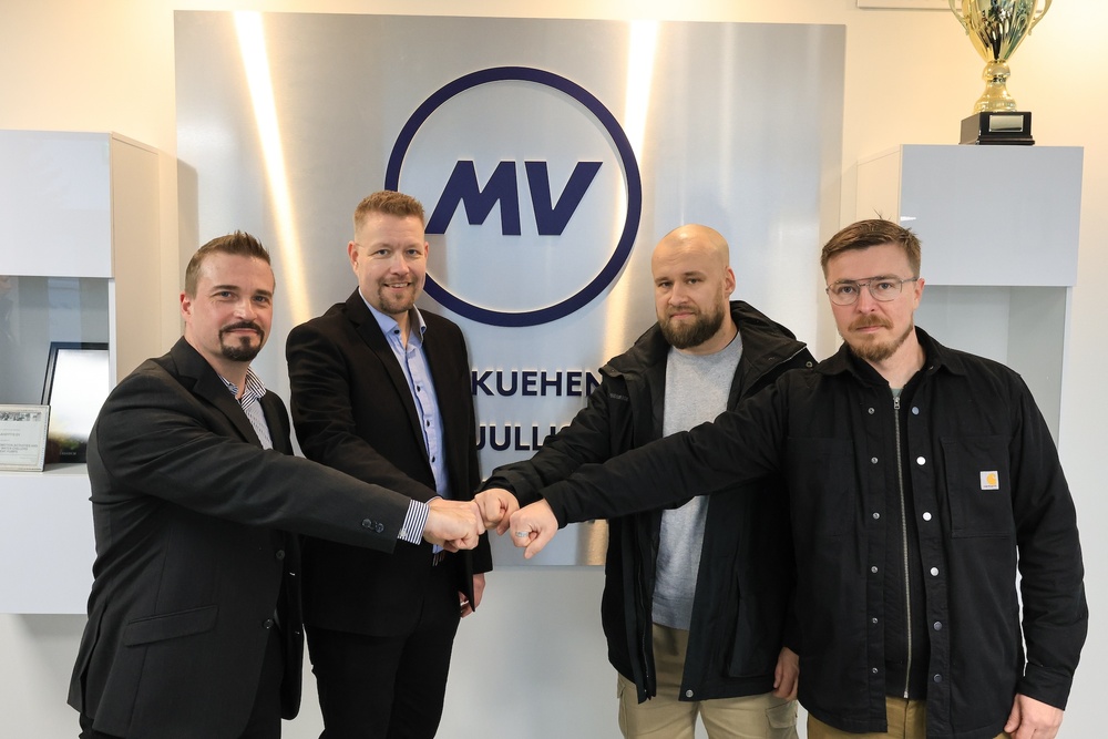 Ilpo Mäkelä (MV), Jonni Moislahti (MV), Ville Sartiala (JV Jäähdytysvoima Oy - CEO), Juho Haikonen