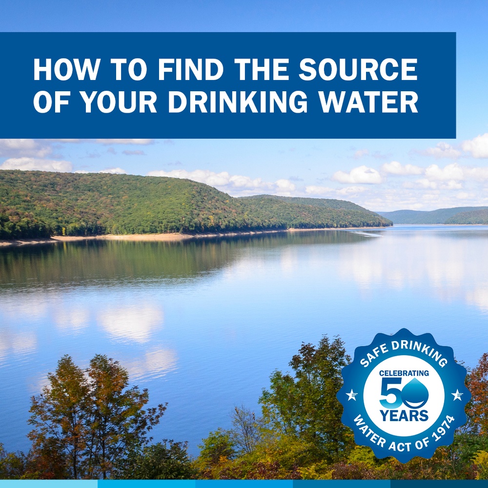 How to find the source of your drinking water