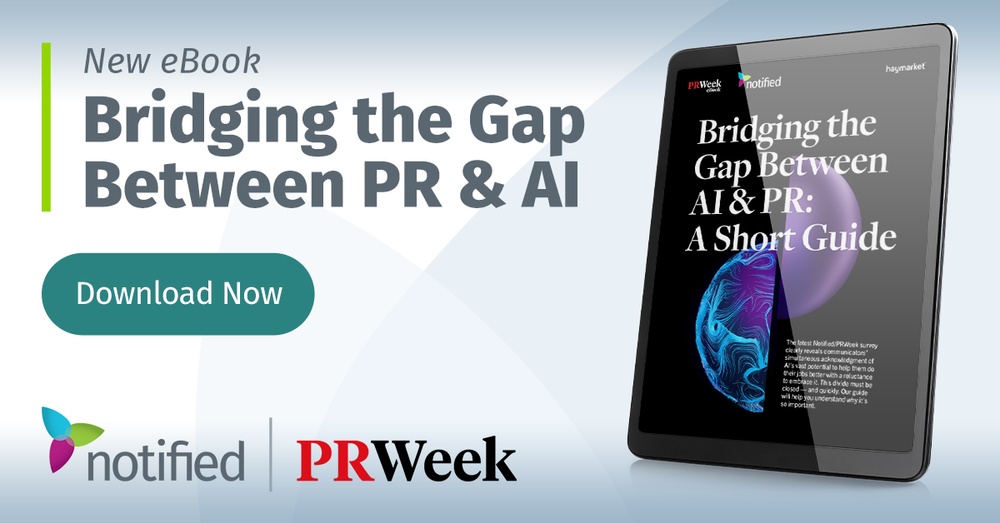 New eBook "Bridging the Gap Between PR & AI"