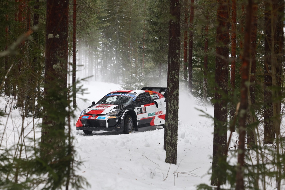 The 21-year-old-Finn Kalle Rovanperä showed master class in the Rally Sweden warm-up. Foto: Tony Velam/McKlein