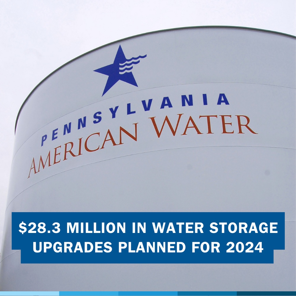 Pennsylvania Graphic explaining the panned upgrades towards water storage. 
