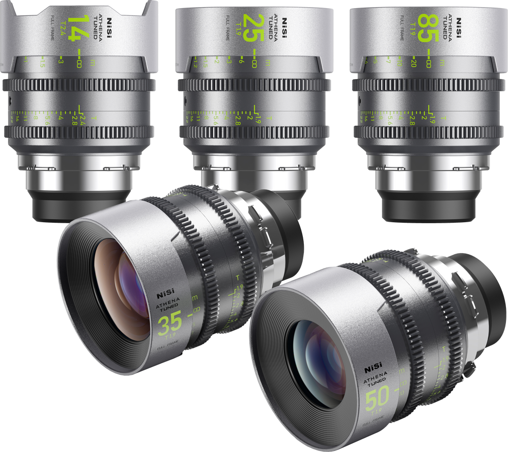 NiSi Athena Tuned cinema lenses