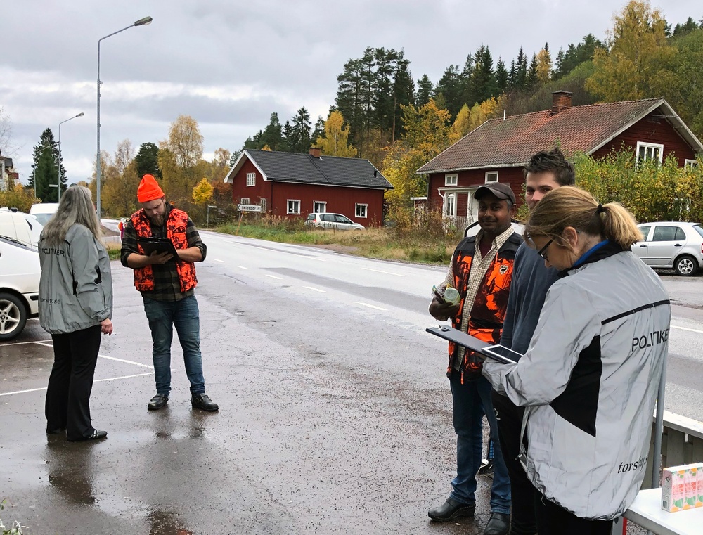 Vision Torsby 2040-arbete. Medborgardialog i Ambjörby, hösten 2020. Foto: Sara Johansson.