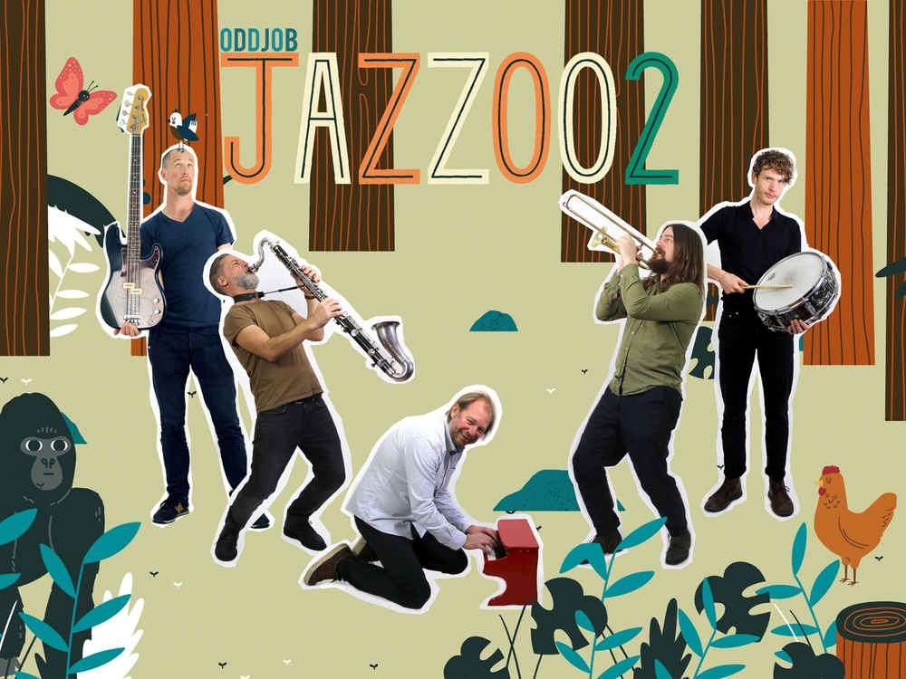 Oddjobs barnprojekt Jazzoo har bland annat belönats med det prestigefyllda Grand Prix Du Disque i Frankrike och visats på SVT Barnkanalen.
