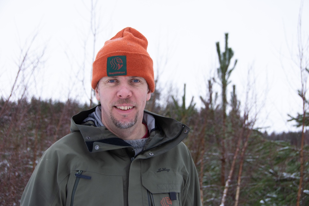 Rickard Undevik, skogsförvaltare på Skogssällskapet. Foto: Ulrika Lagerlöf/Skogssällskapet
