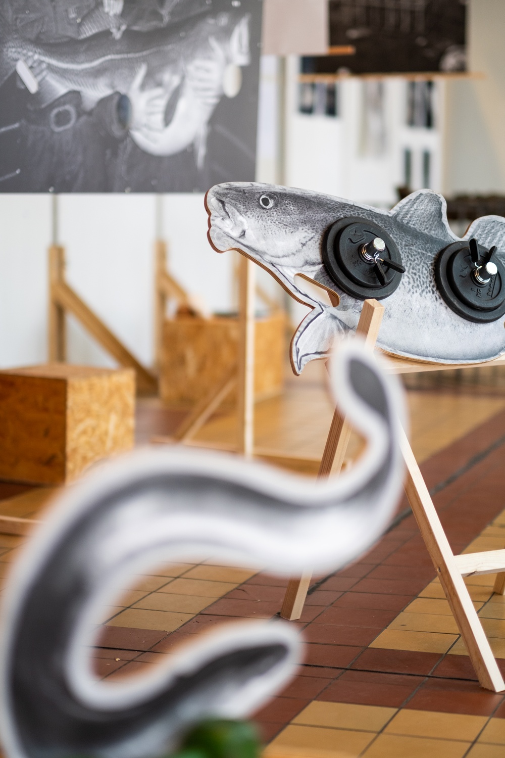 Exhibition Fish and Man by Studio Svensson Lundmark