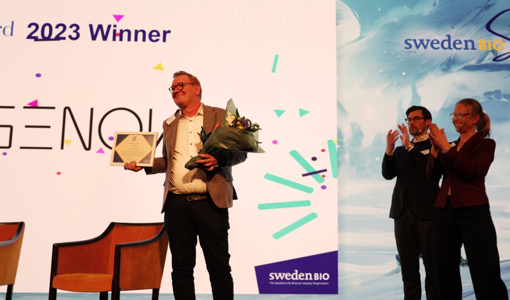 Genovis AB won the SwedenBIO award 2023