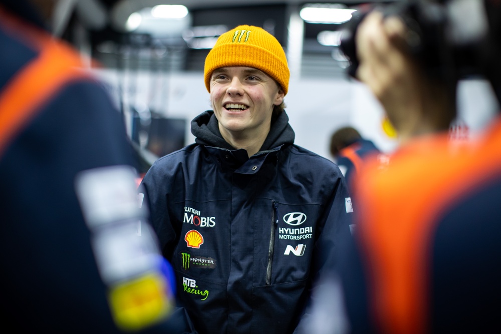 Oliver Solberg. FOTO: Hyundai Motorsport