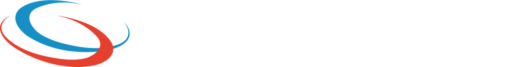 Servanet logotyp vit, Liggande 