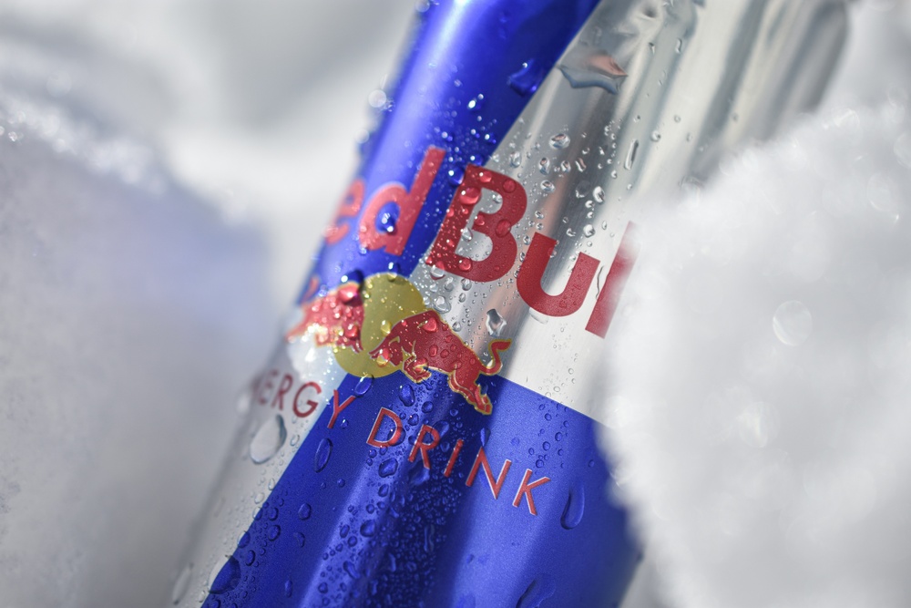 Picture of a Red Bull can. 