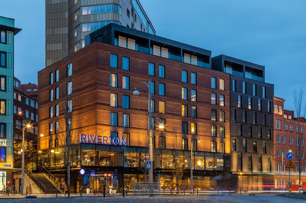Hotel Riverton Exterior in Gothenburg. 