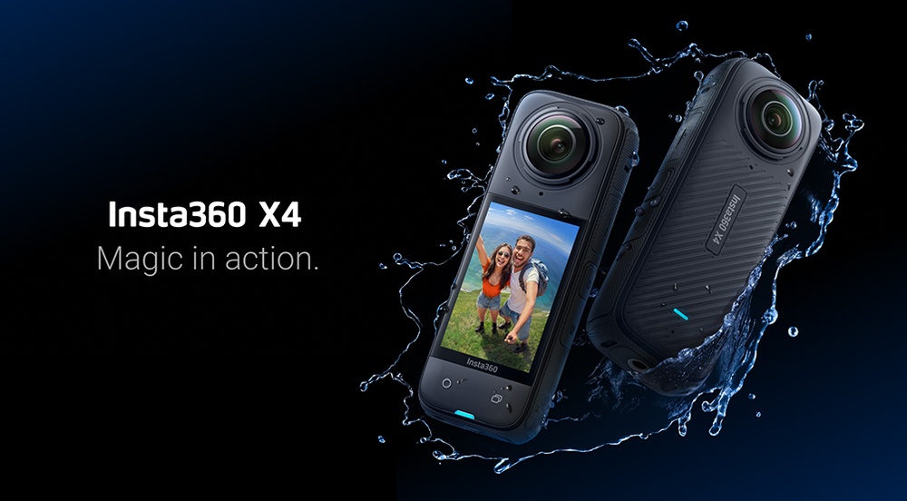  Nieuwe Insta360 X4 8K 360° voor ongeëvenaarde creatieve mogelijkheden