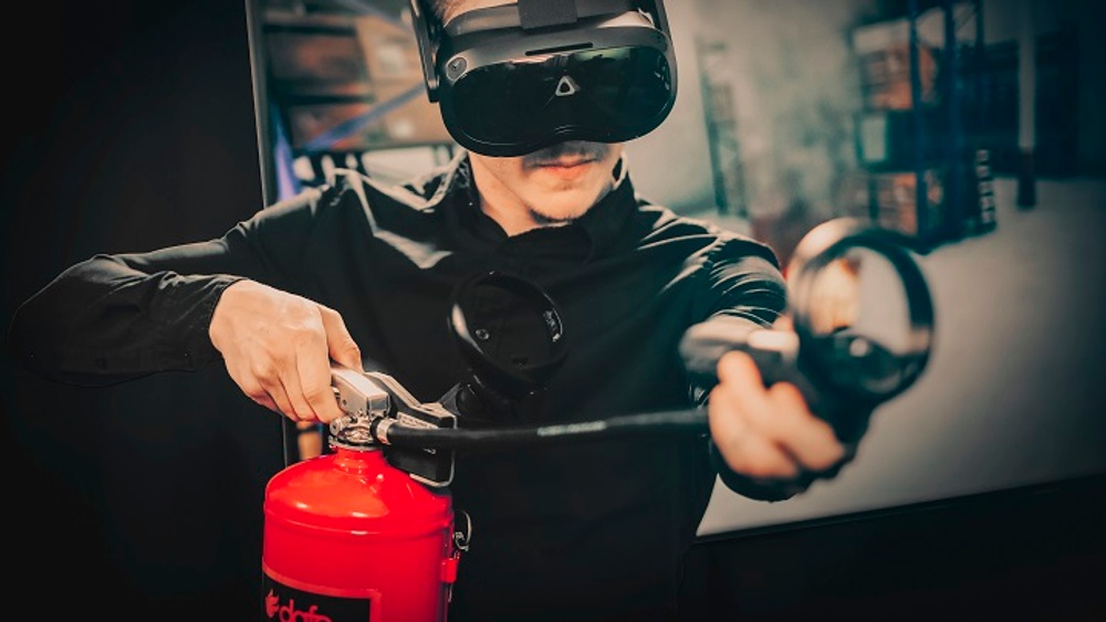 Brandsläckning med VR