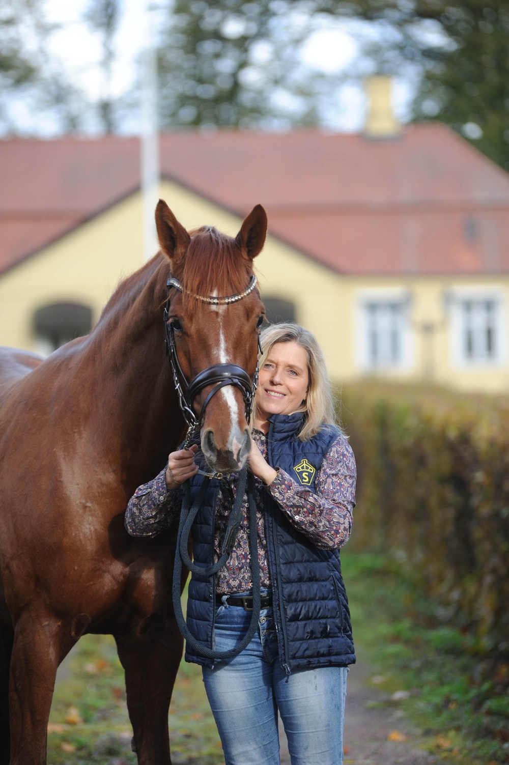 Helén Uddefors med stoet Valentina Rossi (41) (SWB). Foto: Joanna Sjöberg