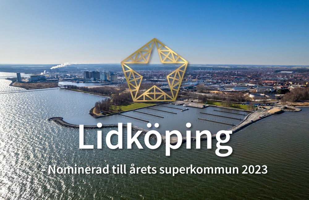 Lidköping - Nominerad till årets superkommun 2023