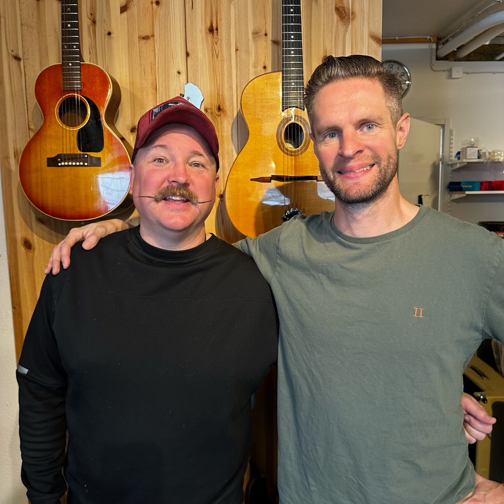 Guitar Geeks Podcast grundare Andreas Rydman och Daniel Kordelius